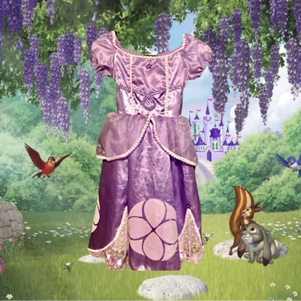 Disney Sofia the First Dress SIze Medium 6/8